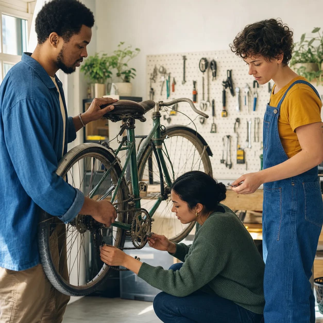 People working together